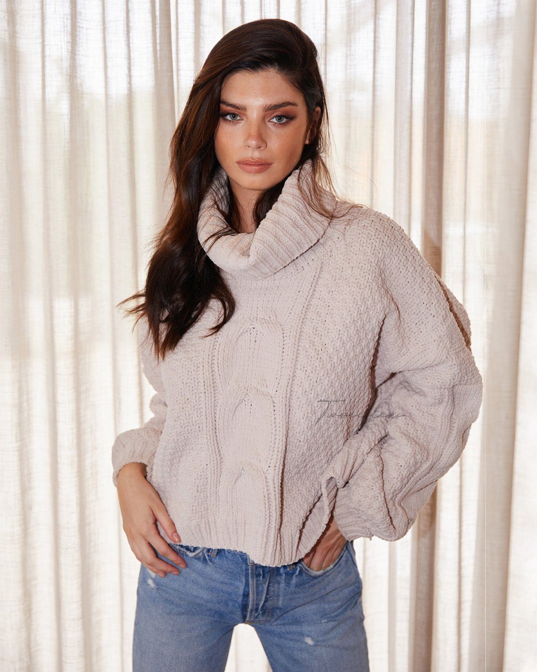 Aspen Knit-Beige