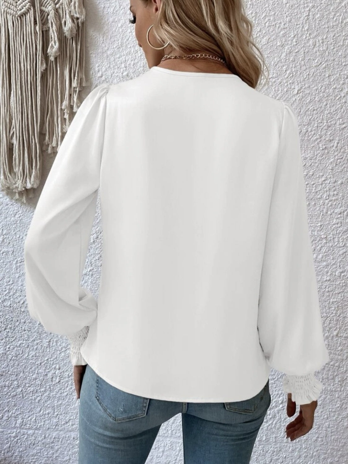Rose - Satin Wrap Blouse