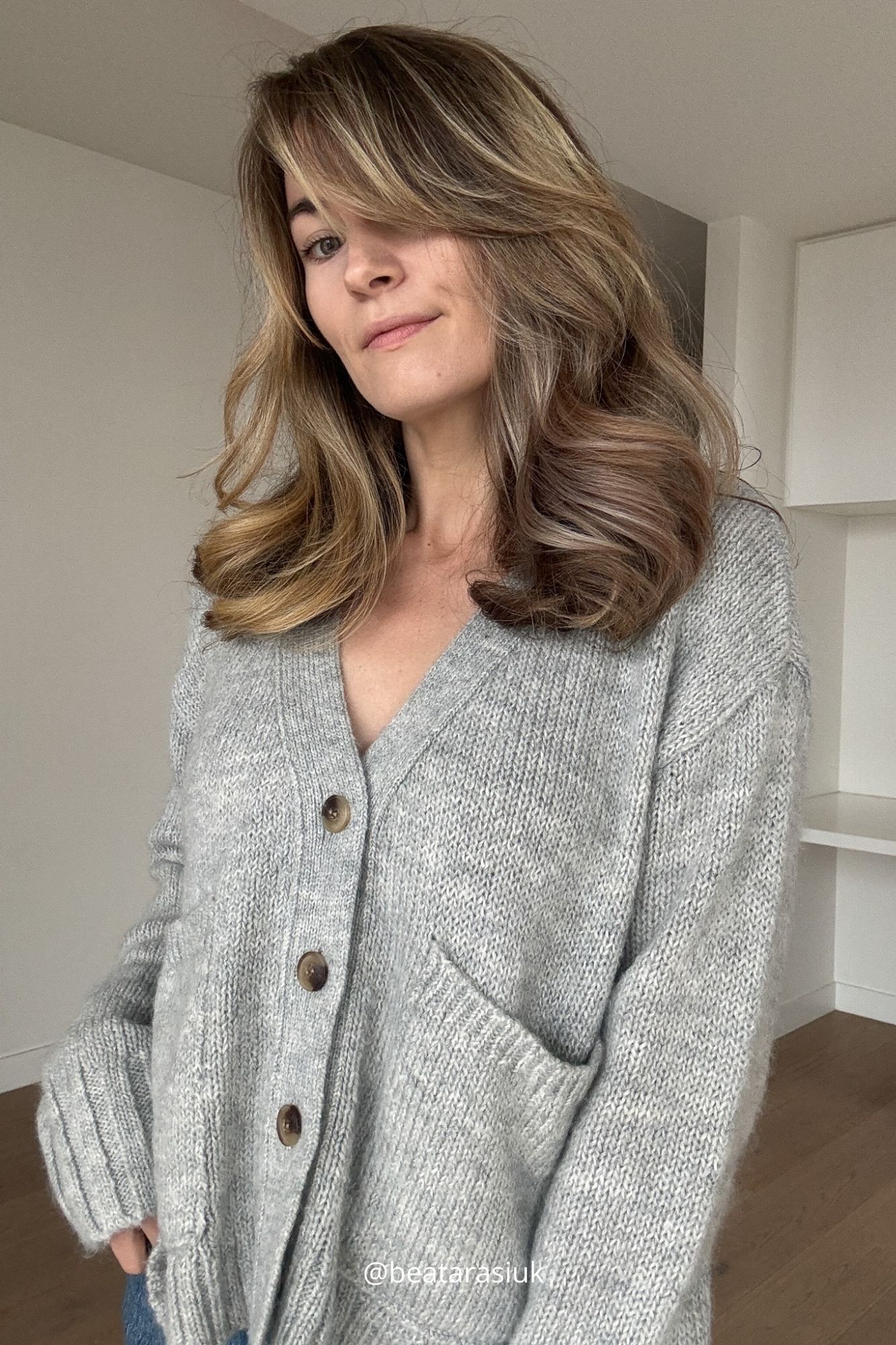 Katy - Silver Birch Cardigan