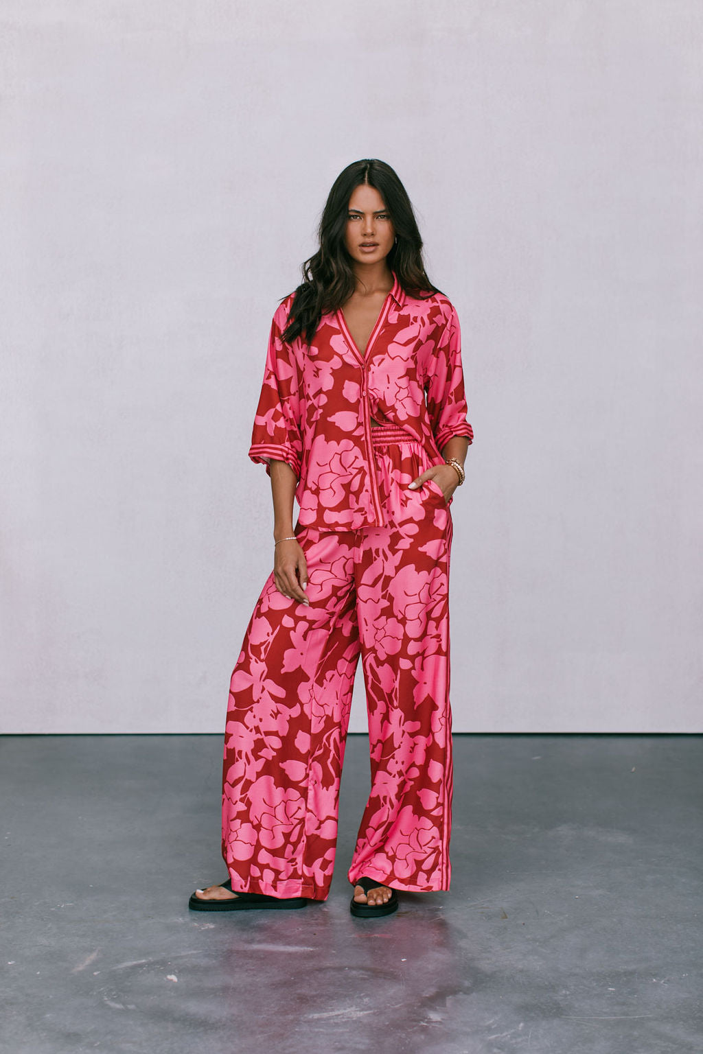 Tripoli Set - Plum Floral Print