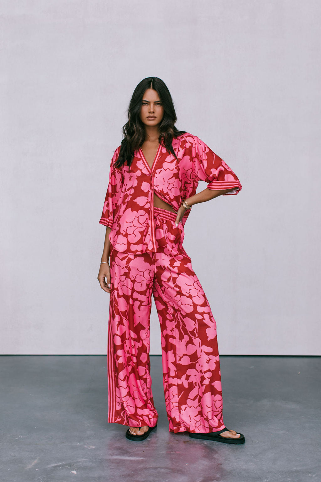 Tripoli Set - Plum Floral Print