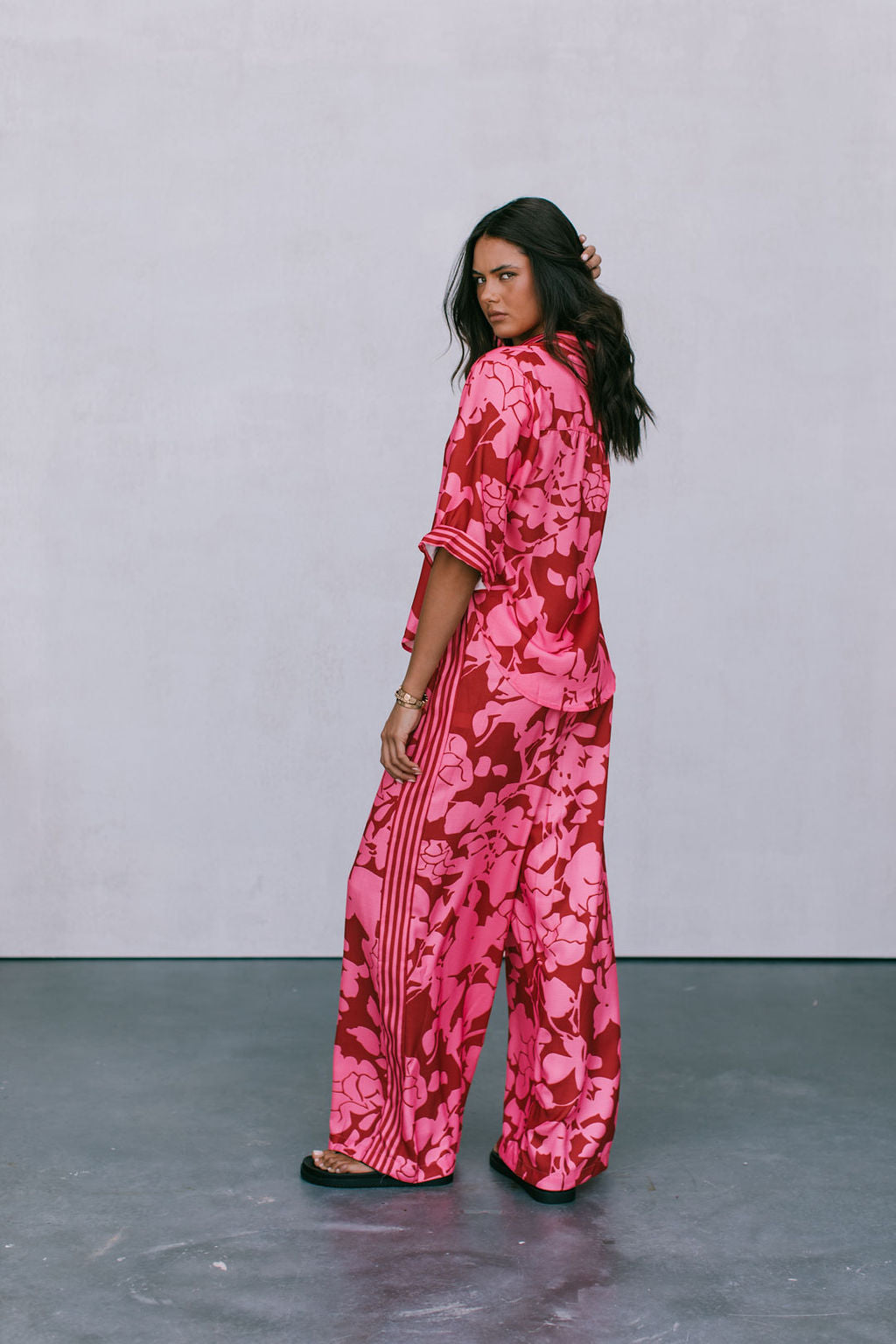 Tripoli Set - Plum Floral Print