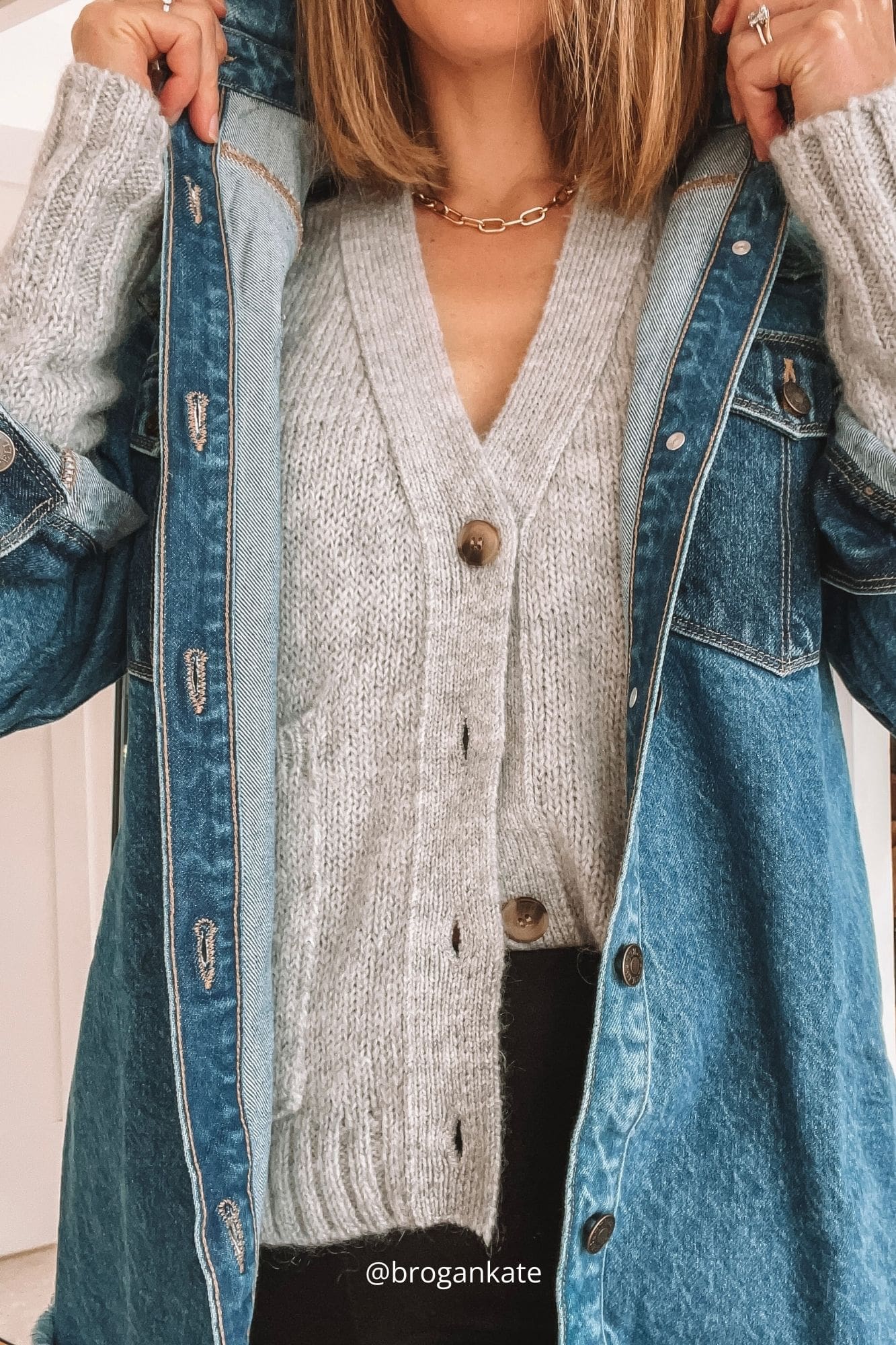 Katy - Silver Birch Cardigan
