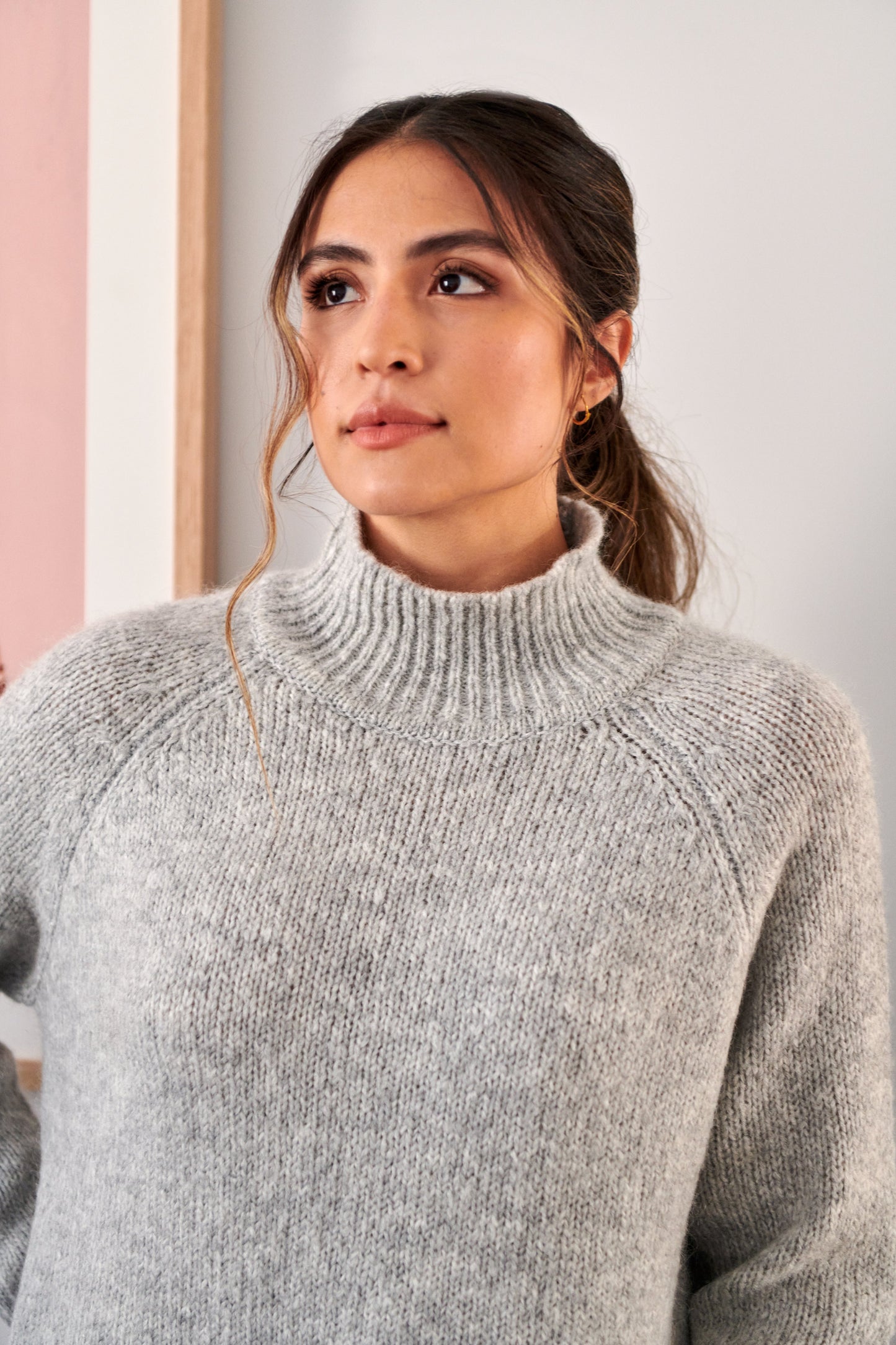 Silver Birch Sadie Mock Neck Pullover