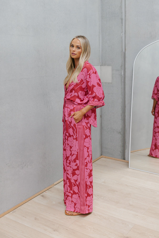 Tripoli Set - Plum Floral Print