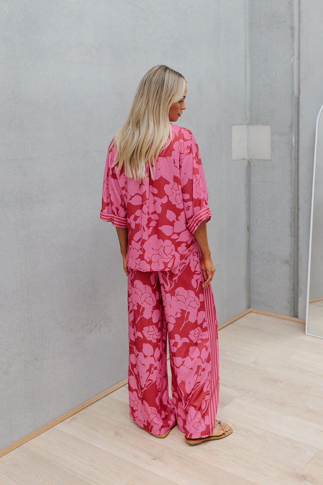 Tripoli Set - Plum Floral Print