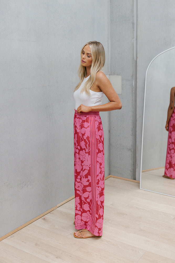 Tripoli Set - Plum Floral Print