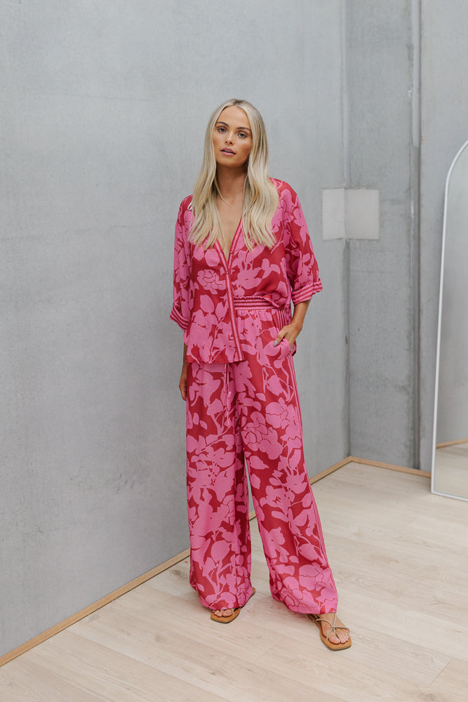 Tripoli Set - Plum Floral Print