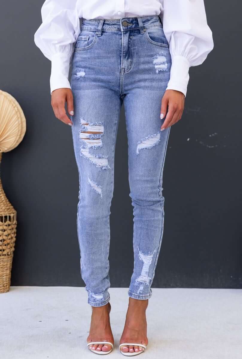 Mecka Jeans-Mid-high waist fit