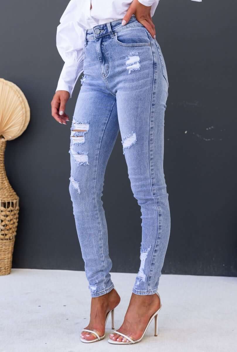 Mecka Jeans-Mid-high waist fit