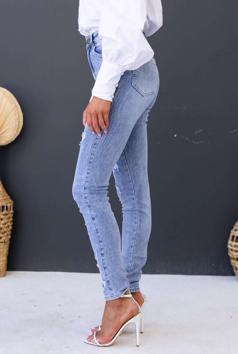 Mecka Jeans-Mid-high waist fit