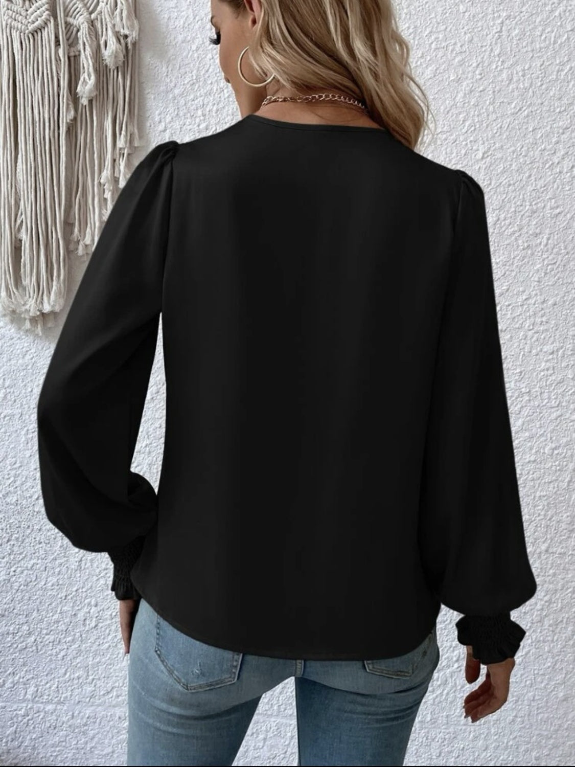 Rose - Satin Wrap Blouse