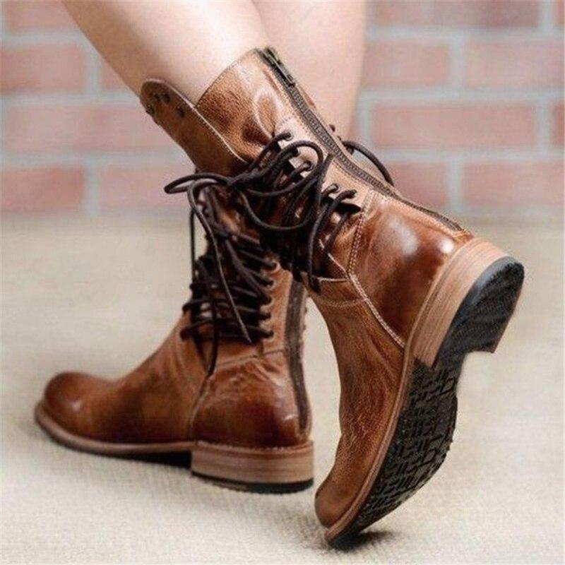 Alma - Lace-up Boots