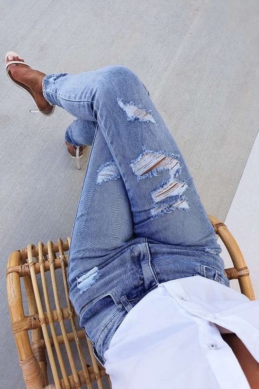 Mecka Jeans-Mid-high waist fit