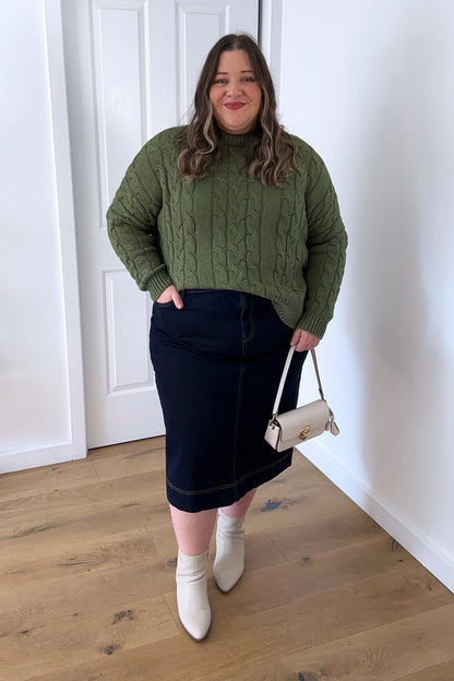 Thyme - Soft Touch Cable Pullover