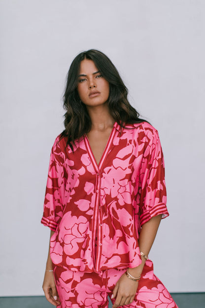 Tripoli Set - Plum Floral Print