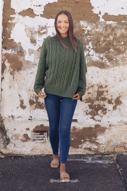 Thyme - Soft Touch Cable Pullover