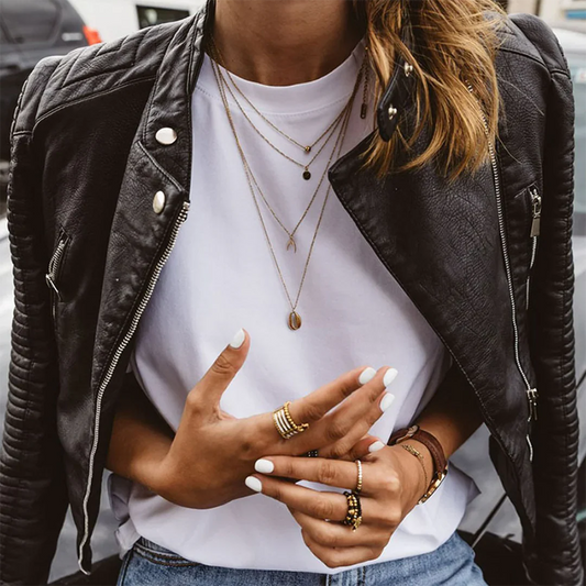 Rose - Stylish Biker Leather Jacket