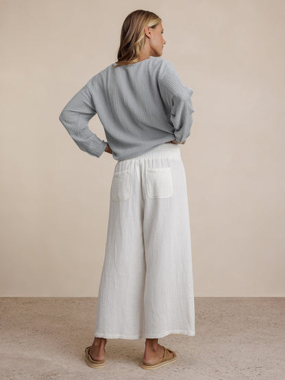 Bahama 3/4 Cotton Pants Coconut