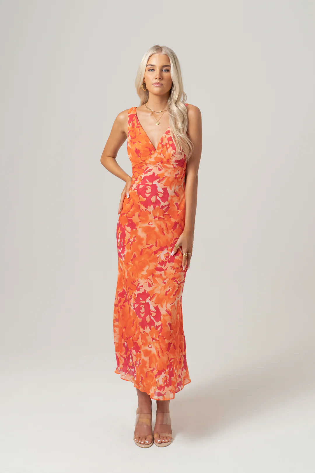 Bailey V-Neck Midi Dress