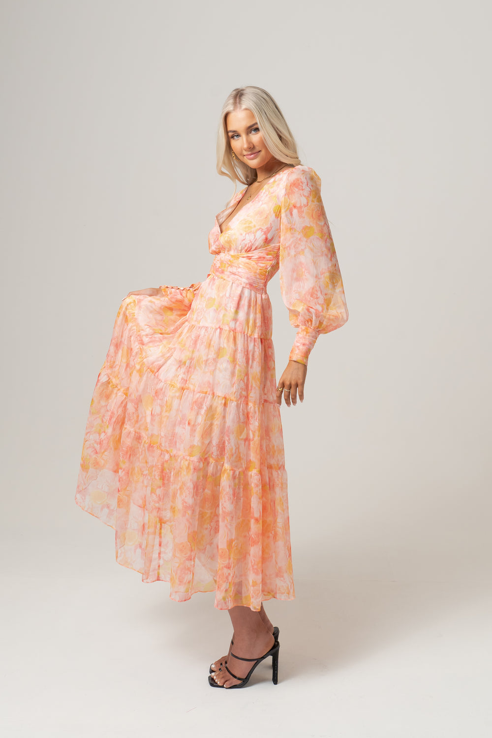 Bailey V-Neck Midi Dress