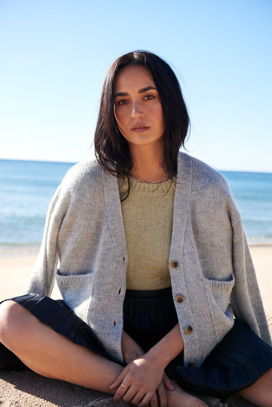Katy - Silver Birch Cardigan