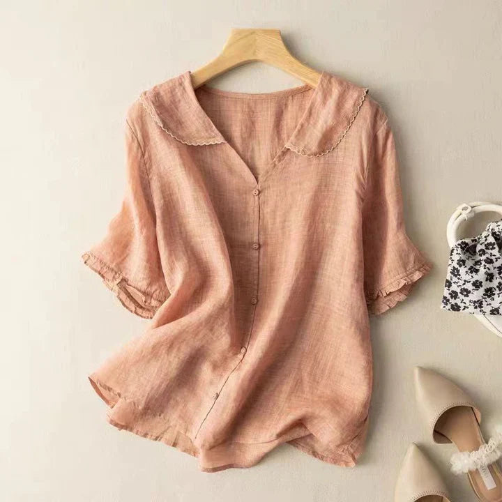 Aviana | Linen Blouse