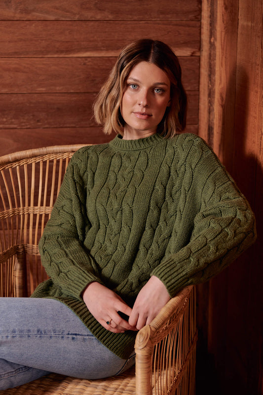 Thyme - Soft Touch Cable Pullover