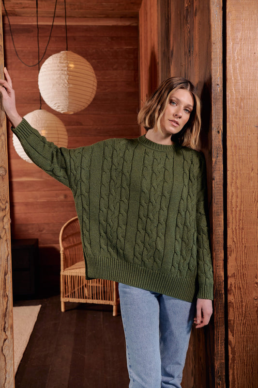 Thyme - Soft Touch Cable Pullover