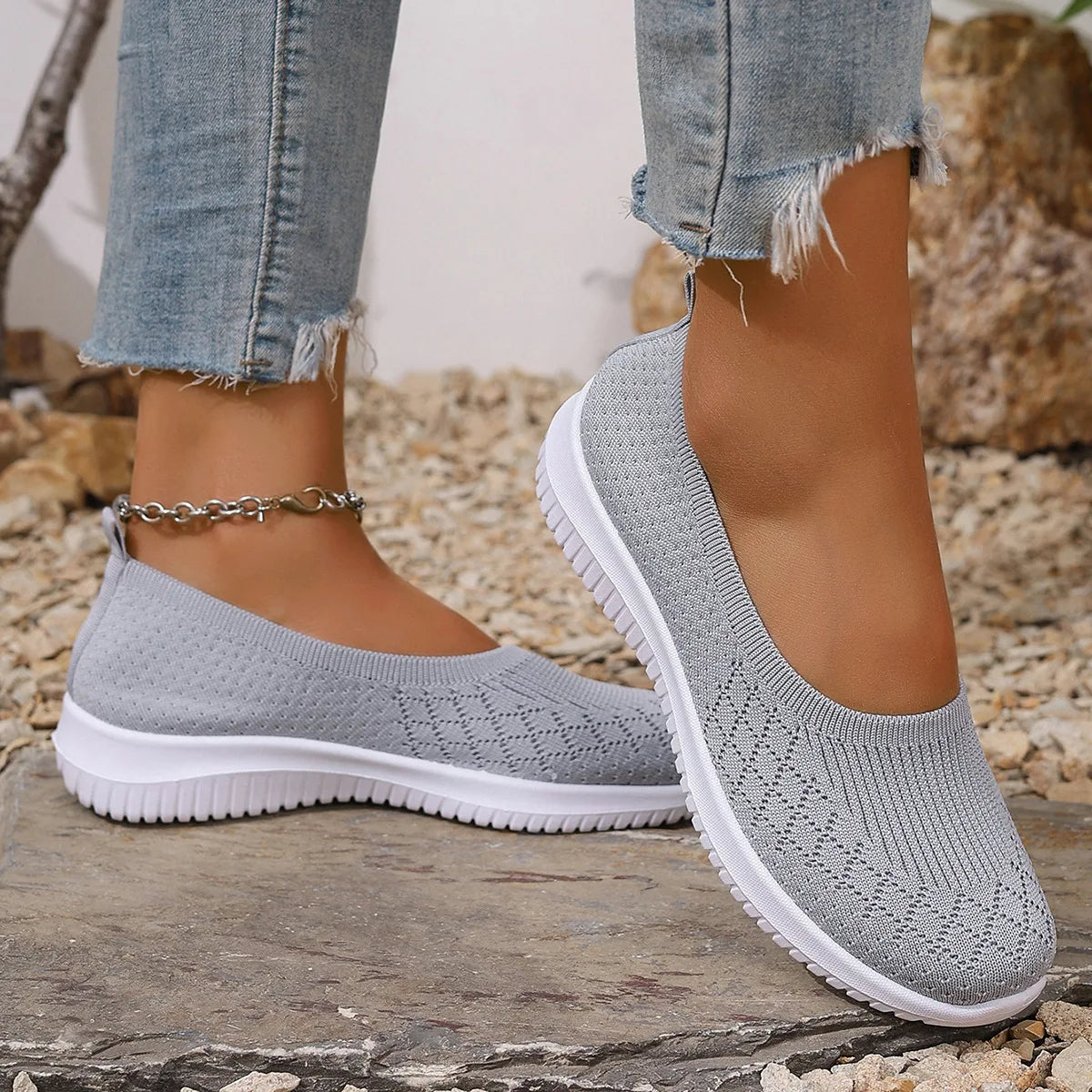 Reina | Anti-Slip Breathable Slip-Ons