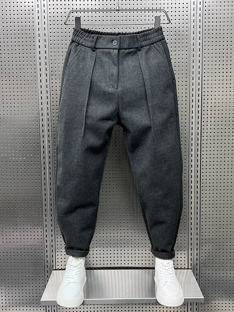 Kurt - Elegant Heathered Trousers