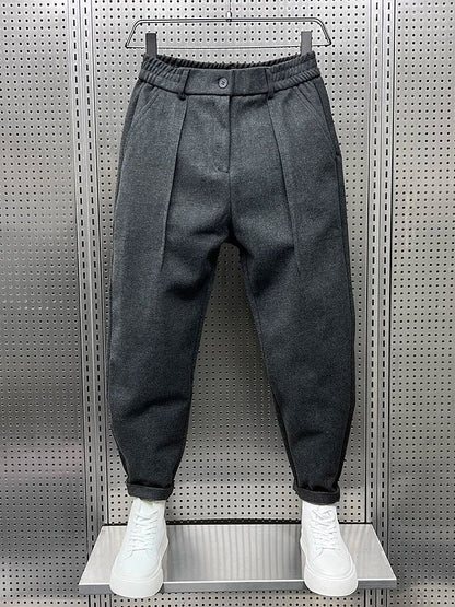 Kurt - Elegant Heathered Trousers