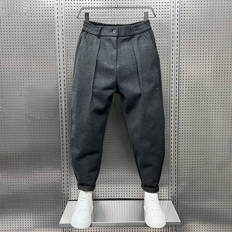 Kurt - Elegant Heathered Trousers