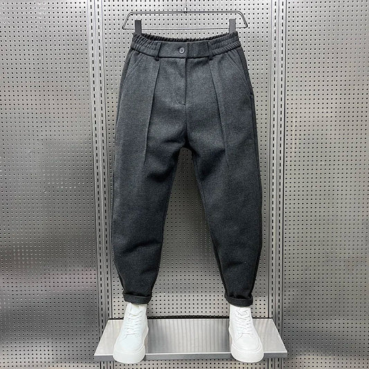 Kurt - Elegant Heathered Trousers