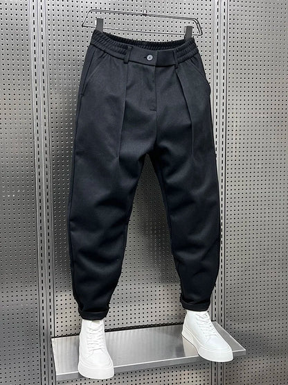 Kurt - Elegant Heathered Trousers