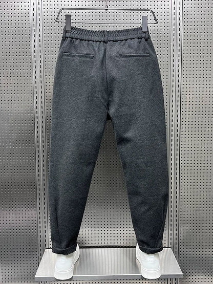 Kurt - Elegant Heathered Trousers