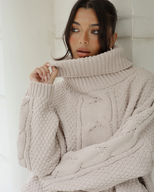 Aspen Knit-Beige