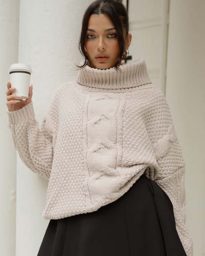 Aspen Knit-Beige