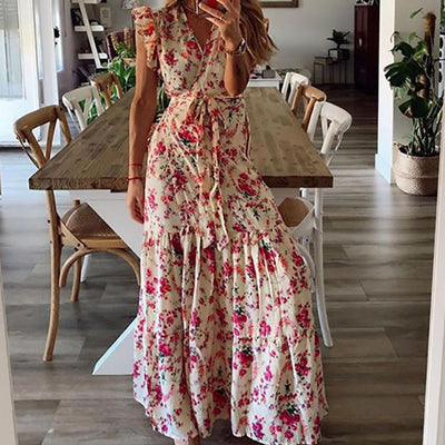 Dahlia | Floral Maxi Dress