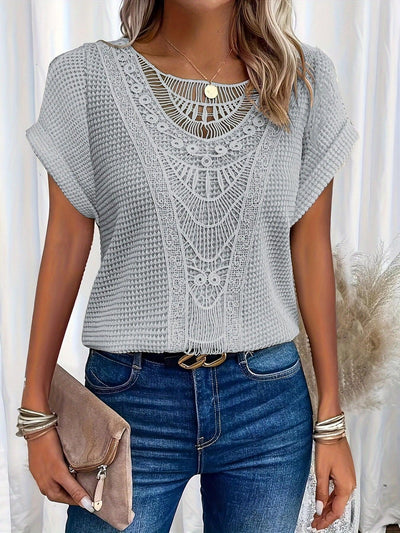 Beautifully-Detailed Knitted Top