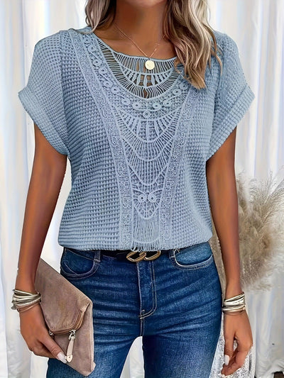Beautifully-Detailed Knitted Top