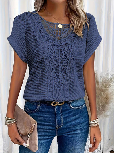 Beautifully-Detailed Knitted Top