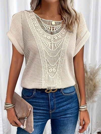 Beautifully-Detailed Knitted Top